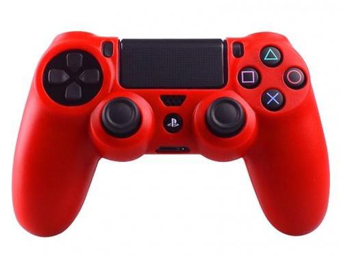 PS4 Controller Skin Rood (PS4 Accessoires), Spelcomputers en Games, Spelcomputers | Sony PlayStation Consoles | Accessoires, Zo goed als nieuw