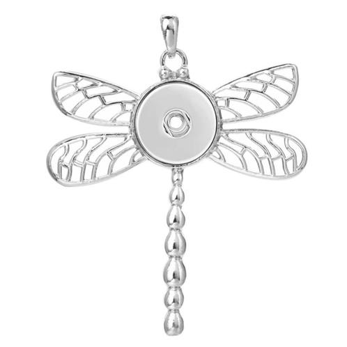 Fako Bijoux® - Kettinghanger Voor Click Buttons - Libelle, Sieraden, Tassen en Uiterlijk, Kettinghangers, Verzenden
