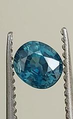 Zonder Minimumprijs Saffier - 1.07 ct - Antwerp Laboratory, Sieraden, Tassen en Uiterlijk, Edelstenen, Nieuw