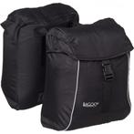 Bagoo Lichtgewicht dubbele fietstas - 34L - zwart - inclu..., Fietsen en Brommers, Fietsaccessoires | Fietstassen, Ophalen of Verzenden
