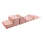 Foam blokken | Corduroy | 4 delig | Roze (speelblokken), Ophalen of Verzenden, Nieuw