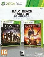 Double Pack Halo Reach + Fable 3 (Xbox 360), Spelcomputers en Games, Vanaf 12 jaar, Gebruikt, Verzenden