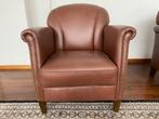 Art deco - Fauteuil (3) - Leder - Chesterfield leather, Antiek en Kunst