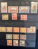 Nederlands-Indië 1915/1930 - 3 complete serie zegels met, Gestempeld