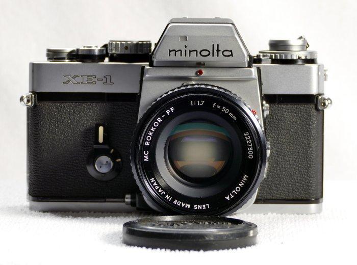 Minolta XE-1 + MC Rokkor-PF 1.7/50mm | Single lens reflex, Audio, Tv en Foto, Fotocamera's Analoog