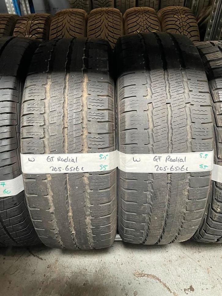 205-65-16C GT Radial Winterbanden 5.5mm BUSBANDEN 205 65 16C, Auto-onderdelen, Banden en Velgen, 16 inch, Winterbanden, 205 mm