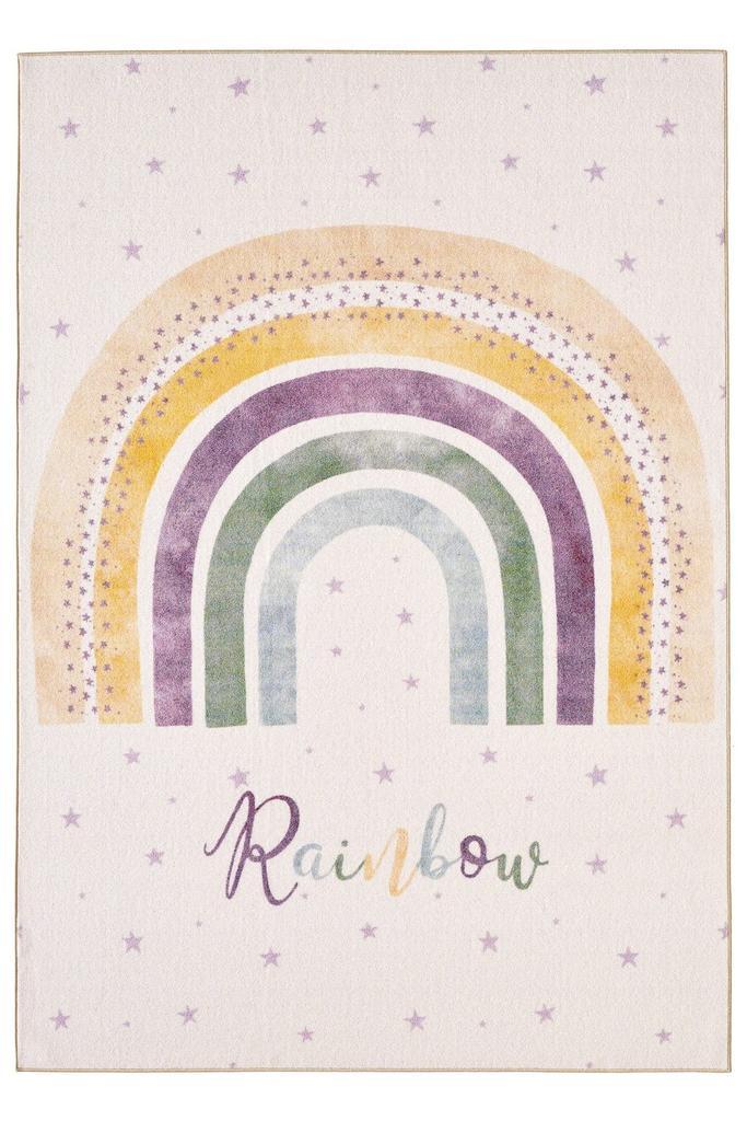 Kindervloerkleed | Play | Regenboog | Crème | 160x230 cm, Huis en Inrichting, Stoffering | Tapijten en Kleden, Verzenden
