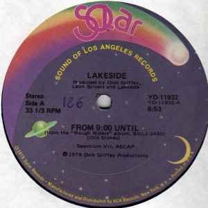 12 inch gebruikt - Lakeside - From 9:00 Until / All In My..., Cd's en Dvd's, Vinyl Singles, Zo goed als nieuw, Verzenden