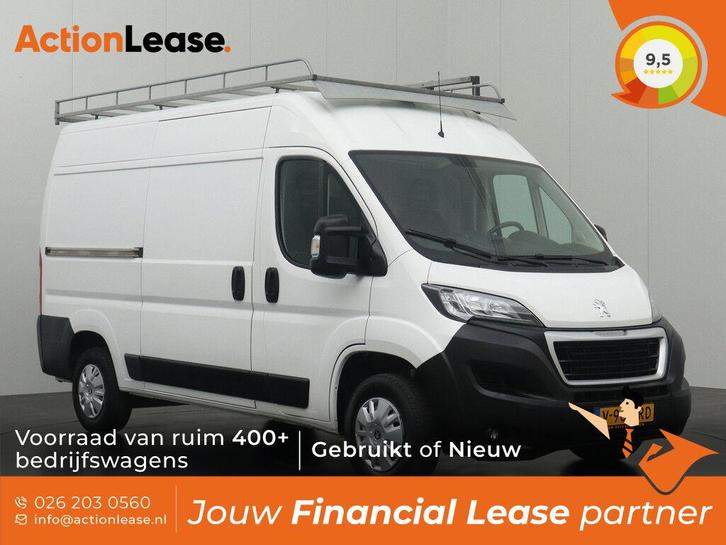 Peugeot Boxer Bestelbus L2 H2 2019 Diesel Handgeschakeld, Auto's, Peugeot, Lease, Zwart, Handgeschakeld, Financial lease, BTW verrekenbaar