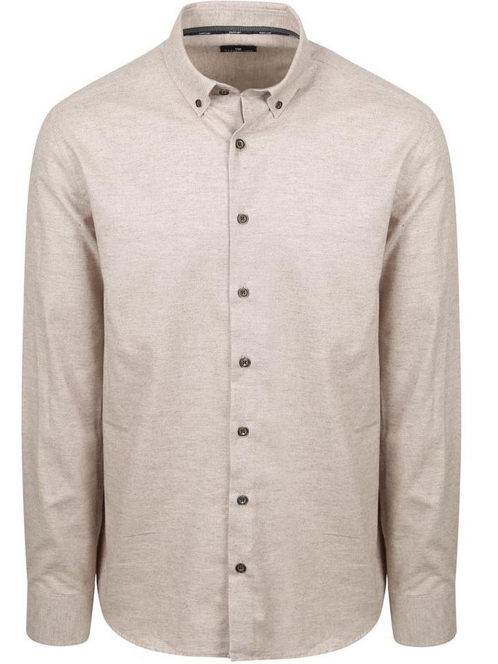 State Of Art Heavy Twill Overhemd Beige maat 4XL Heren, Kleding | Heren, Overhemden, Beige, Nieuw, Verzenden