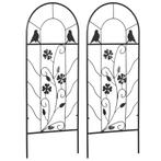 TRUUSK 2-delige Klimrekset van Metaal - Klaverblad- en Vogel, Verzenden