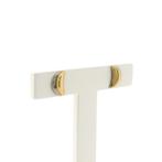 Bicolor gouden oorstekers (Oorbellen), Sieraden, Tassen en Uiterlijk, Oorbellen, Ophalen of Verzenden, Gebruikt, Overige kleuren