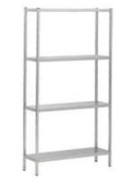 Pannenrek, 1500x400x1800 mm, 4 schappen, Verzenden