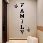 Acryl Spiegel Muursticker “Family” – 3D Letters met Vlinders, Verzenden, Nieuw
