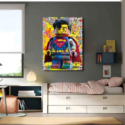Canvas Fit - Alberto Ricardo - “El Hombre de Plástico:, Kinderen en Baby's, Speelgoed | Duplo en Lego