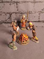 Lineol - Figuur - Indians With Fireplace (6) - Composiet, Nieuw