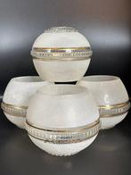 Plafondlamp met lampenkap (4) - Set van 4 Art Deco