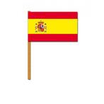 Spanje zwaaivlaggetjes 30 x 45 cm - Spanje versiering, Nieuw, Ophalen of Verzenden