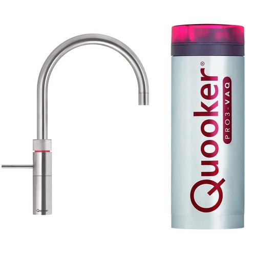 Quooker Fusion Round RVS met PRO3 VAQ-E Boiler, Doe-het-zelf en Verbouw, Sanitair, Kraan, Nieuw, Ophalen of Verzenden