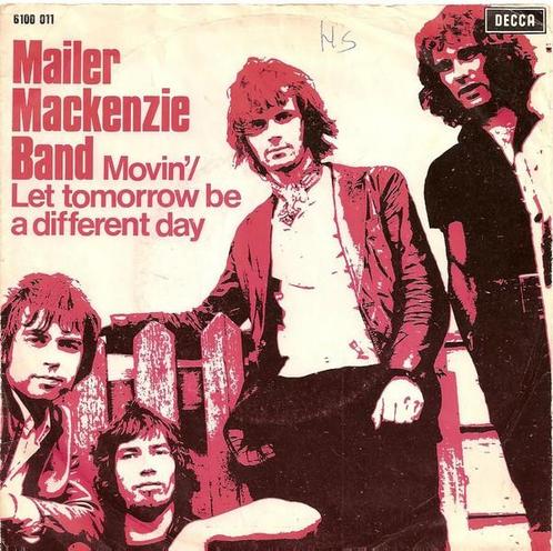 Single - Mailer Mackenzie Band - Movin&apos; / Let Tomorrow, Cd's en Dvd's, Vinyl | Pop, Verzenden