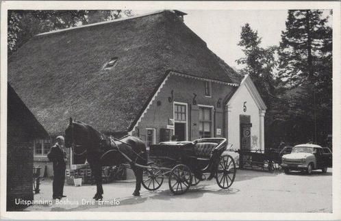 DRIE - ERMELO - Uitspanning Boshuis Drie Ermelo, Verzamelen, Ansichtkaarten | Nederland, Verzenden