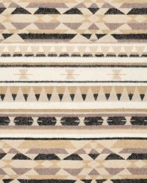 Jacquard Inheemse Plaid Off White, Hobby en Vrije tijd, Stoffen en Lappen, Wit, Nieuw