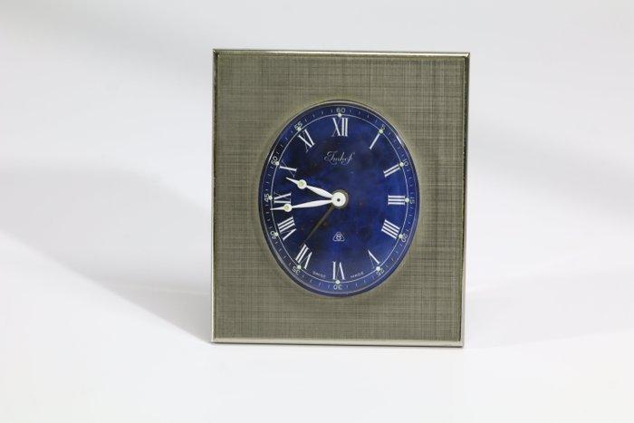 Bureauklok - Metaal - 1960-1970 - Imhof – Bureauklok, Antiek en Kunst, Antiek | Klokken