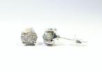 ruwe diamant / 2 oorstekers / nieuw- 1.24 g - (2)