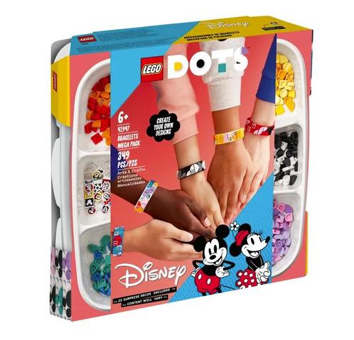 Lego Dots 41947 Mickey & Friends Bracelets Mega Pack, Kinderen en Baby's, Speelgoed | Duplo en Lego, Nieuw, Ophalen of Verzenden