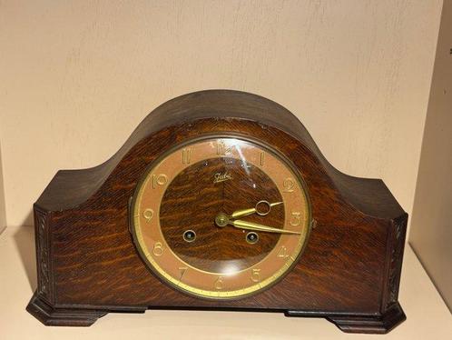 Tafelklok - Juba - Art Deco - Eik - 1950-1960 - Tafel, Antiek en Kunst, Antiek | Klokken