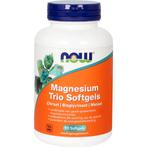 NOW Magnesium Trio Softgels - 90 softgels, Verzenden, Nieuw
