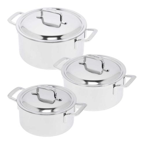 Demeyere Intense 5 Pannenset - 3 Delig, Huis en Inrichting, Keuken | Potten en Pannen, Verzenden