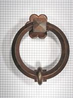 Deurklopper rond, ijzer geroest, Doe-het-zelf en Verbouw, Hang- en Sluitwerk, Ophalen of Verzenden, Nieuw