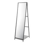 [en.casa] Spiegel vrijstaand Ruffano met plank 160x44x59,5 c, Huis en Inrichting, Woonaccessoires | Spiegels, Verzenden, Nieuw