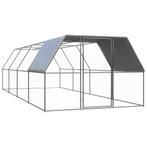 vidaXL Kippenhok 3x8x2 m gegalvaniseerd staal, Verzenden, Nieuw