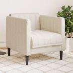 vidaXL Fauteuil linnen, Verzenden, Nieuw, Eenpersoons, Stof