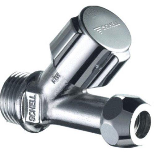 Schell - Schell Comfort hoekstopkraan 3/8 inch Recht Chroom, Doe-het-zelf en Verbouw, Sanitair, Nieuw, Ophalen of Verzenden