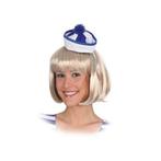 Mini matrozen/zeeman hoedje blauw/wit op haarband - Feesth.., Nieuw, Verzenden