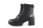 Mustang Veterboots in maat 39 Zwart | 10% extra korting, Kleding | Dames, Schoenen, Verzenden, Zwart, Overige typen, Zo goed als nieuw