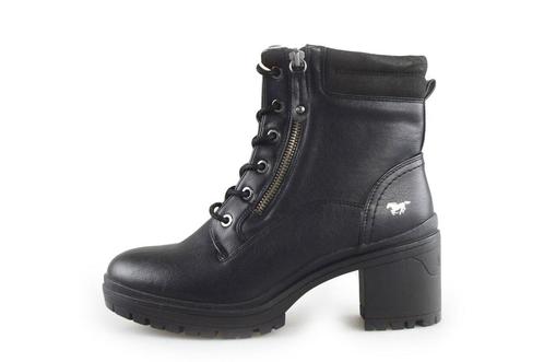 Mustang Veterboots in maat 39 Zwart | 10% extra korting, Kleding | Dames, Schoenen, Zwart, Zo goed als nieuw, Overige typen, Verzenden