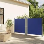 vidaXL Windscherm uittrekbaar 140x1200 cm blauw, Tuin en Terras, Zonneschermen, Verzenden, Nieuw