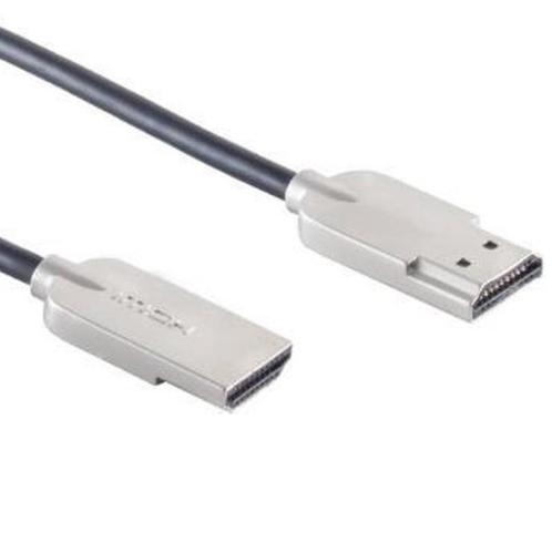 Slimline HDMI 2.0 Kabel - 4K 60Hz - 0,5 meter - Zwart, Audio, Tv en Foto, Audiokabels en Televisiekabels, Nieuw, Ophalen of Verzenden