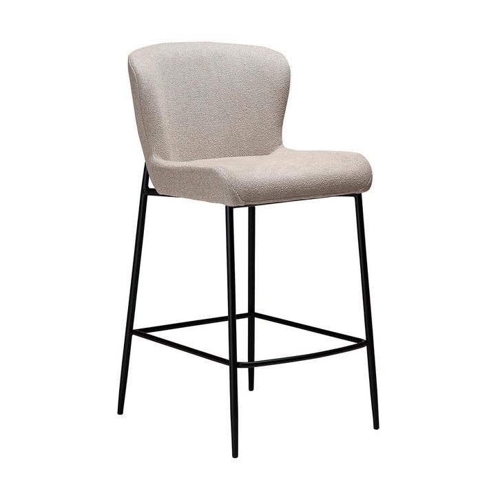 *WOONWINKEL* Dan-Form Glam Counter Barstoel Boucle Cashmere, Huis en Inrichting, Barkrukken, Nieuw, Verzenden