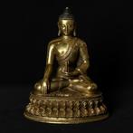 Boeddha met Vajra in hand - Verguld Brons - Tibet - Eind 20e