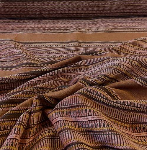 Bijzonder stof van fluweel en katoen met een gestreepte, Antiek en Kunst, Antiek | Kleden en Textiel