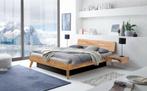 Waterbed Ancona massief beuken 200x200, Verzenden, Nieuw, Tweepersoons, Gestabiliseerd