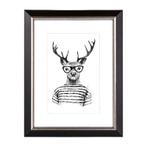 Fotolijst Salieri Zwart/Zilver 70x90 cm, Huis en Inrichting, Woonaccessoires | Lijsten, Nieuw