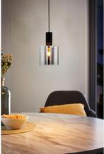 EGLO Gorosiba - Hanglamp - E27 - Ø 15 cm - rookglas - Zwart, Huis en Inrichting, Lampen | Hanglampen, Verzenden, Nieuw