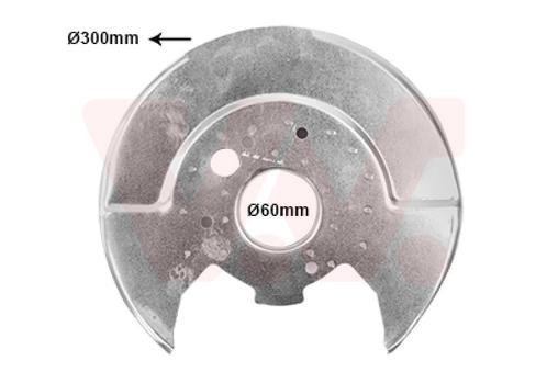 REMSCHIJF BESCHERMER VOOR NISSAN PRIMERA P12 2002-2008, Auto-onderdelen, Remmen en Aandrijving, Nieuw, Ophalen of Verzenden