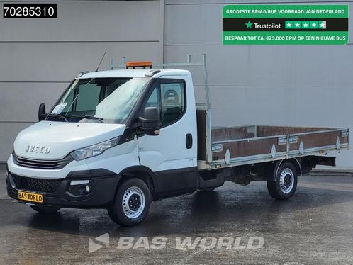 Iveco Daily 35S14 Open Laadbak 3,5t Trekhaak Airco Cruise Eu, Auto's, Bestelauto's, Lease, Handgeschakeld, Financial lease, Wit